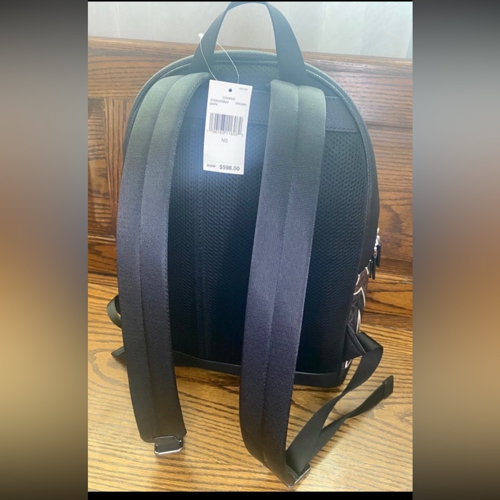 Michael Kors Cooper Large Graphic Logo Backpack Bag - Picture 2 of 10